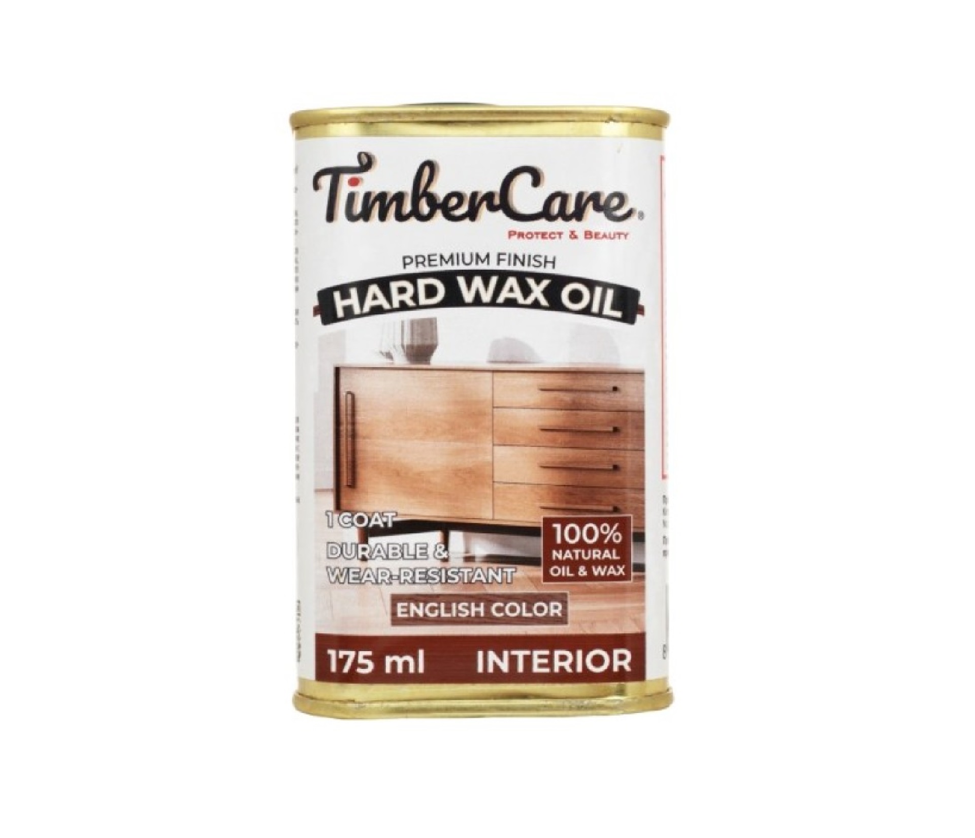 Масло защитное с твердым воском TimberCare  Hard Wax Oil / English Color / Орех